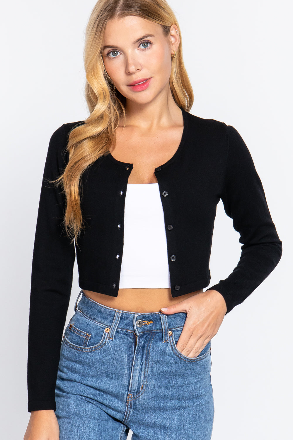 Long Slv Round Neck Viscose Sweater Look Up Deals