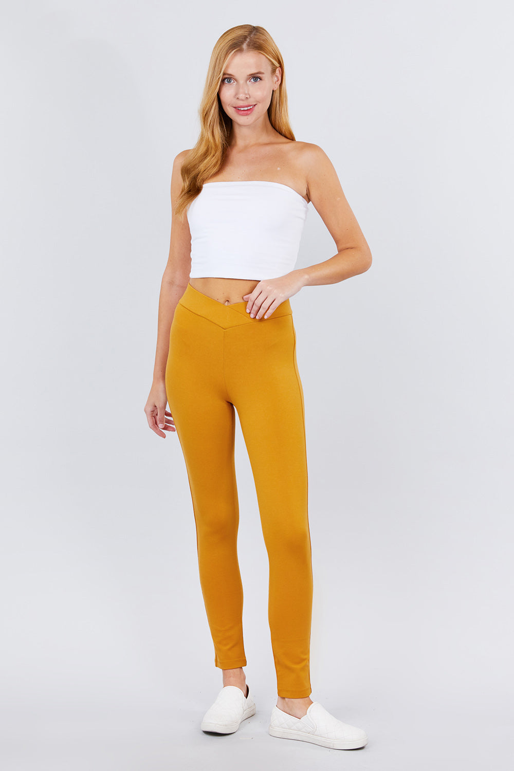 Mid-rise Ponte Pants Look Up Deals