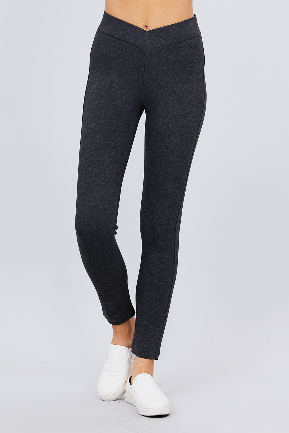 Mid-rise Ponte Pants Look Up Deals