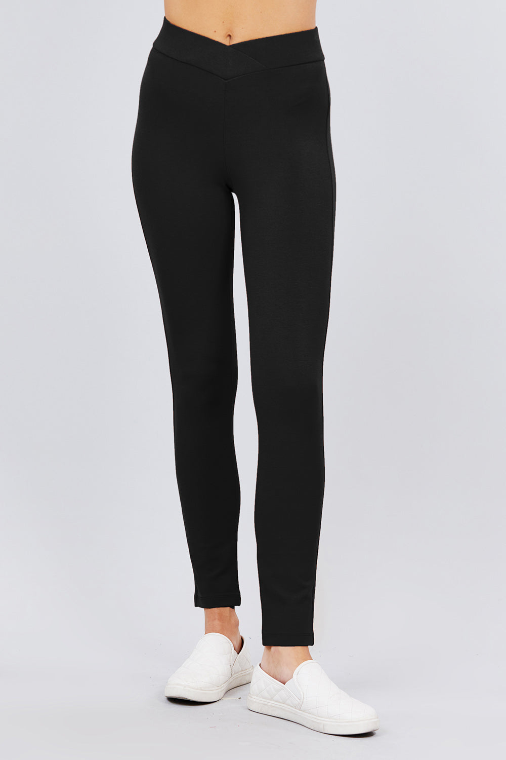 Mid-rise Ponte Pants Look Up Deals