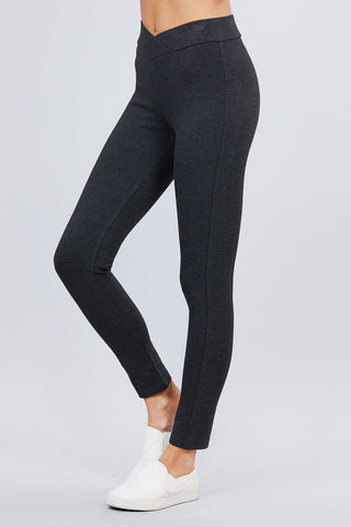 Mid-rise Ponte Pants Look Up Deals