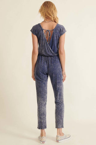 Mineral Washed Finish Knit Jumpsuit Look Up Deals