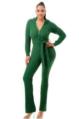 Monroe Hooded Jumpsuit Look Up Deals