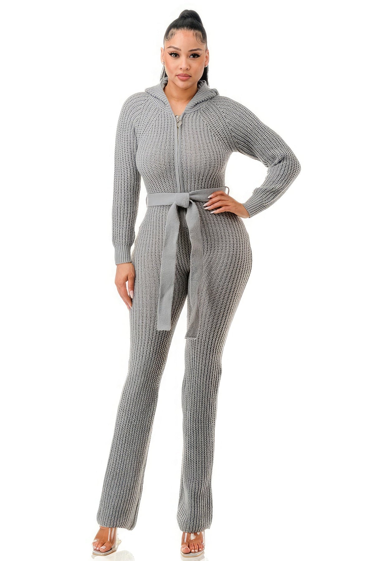 Monroe Hooded Jumpsuit Look Up Deals