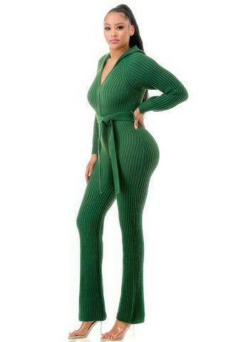 Monroe Hooded Jumpsuit Look Up Deals