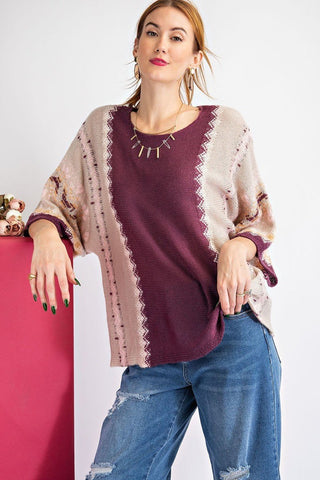 Multi Color Thread Sweater Look Up Deals