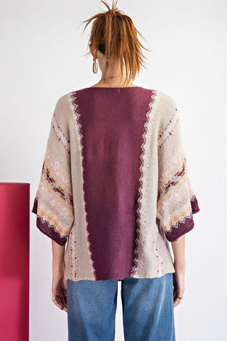 Multi Color Thread Sweater Look Up Deals