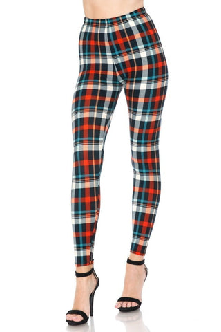 Multi Printed, High Waisted, Leggings With An Elasticized Waist Band Look Up Deals