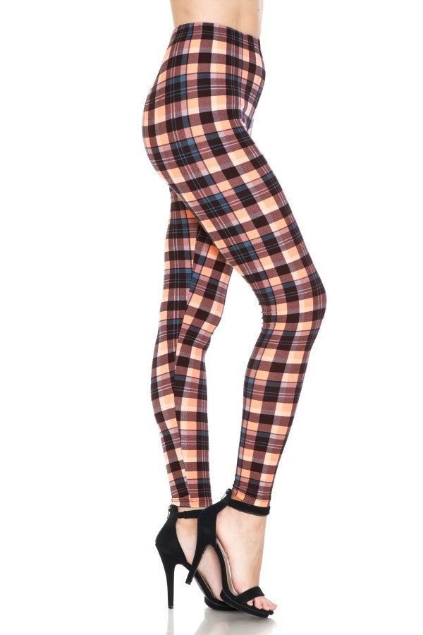 Multi Printed, High Waisted, Leggings With An Elasticized Waist Band Look Up Deals