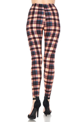 Multi Printed, High Waisted, Leggings With An Elasticized Waist Band Look Up Deals