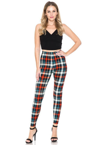 Multi Printed, High Waisted, Leggings With An Elasticized Waist Band Look Up Deals