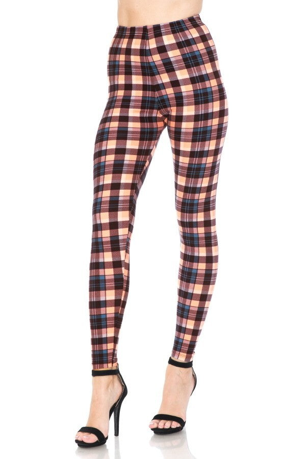 Multi Printed, High Waisted, Leggings With An Elasticized Waist Band Look Up Deals