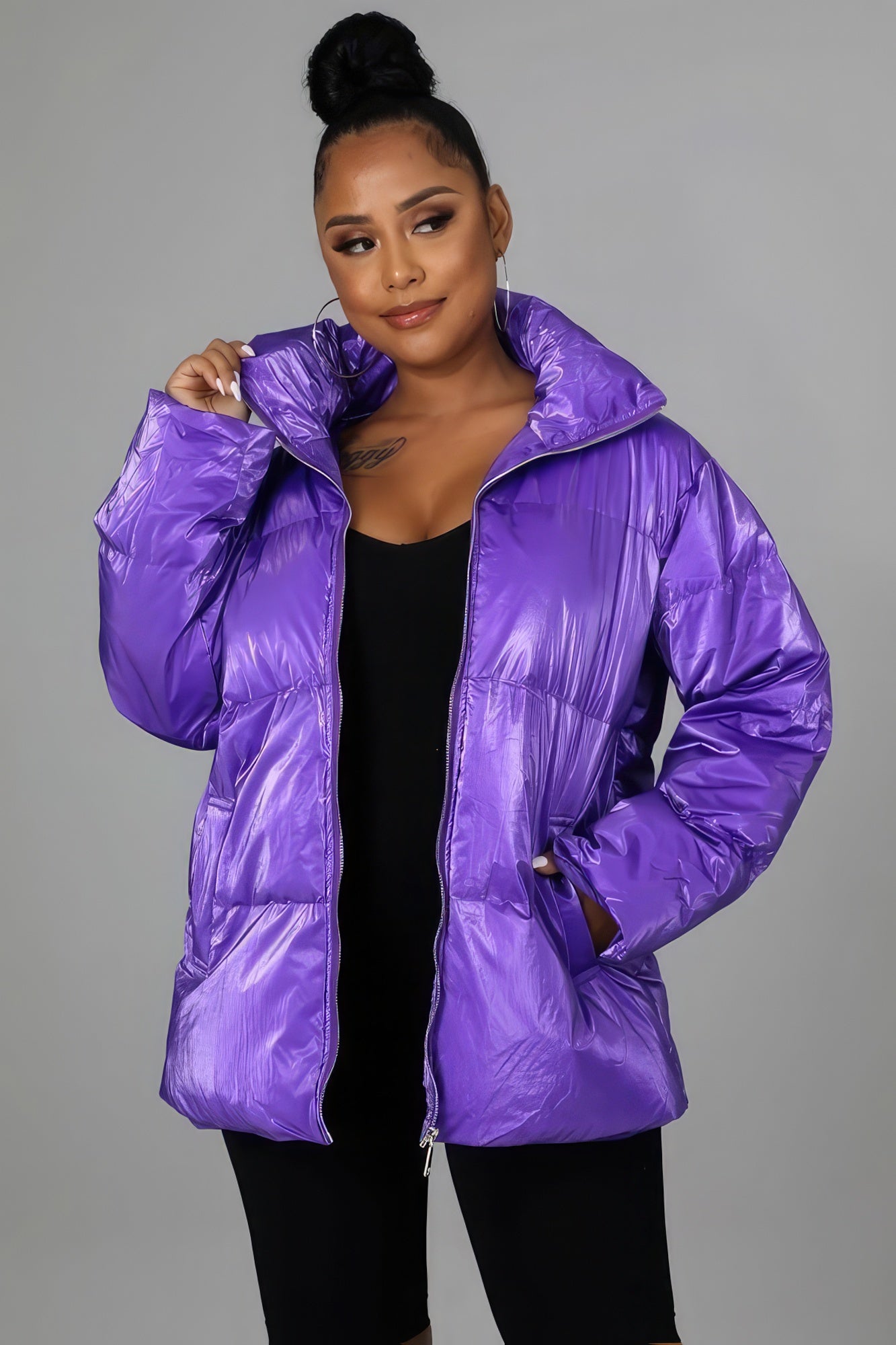 Non-stretch Bomber Jacket Look Up Deals