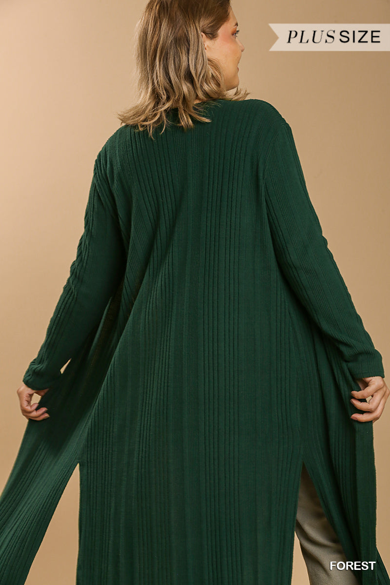 Open Front Long Body Cardigan Look Up Deals