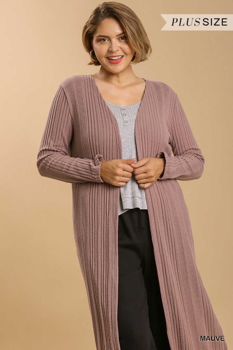 Open Front Long Body Cardigan Look Up Deals