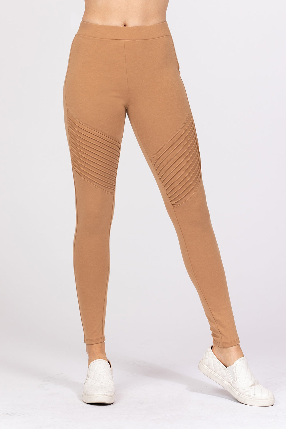 Pintuck Detail Ponte Pants Look Up Deals