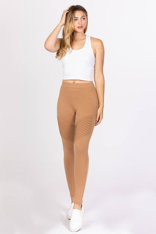 Pintuck Detail Ponte Pants Look Up Deals