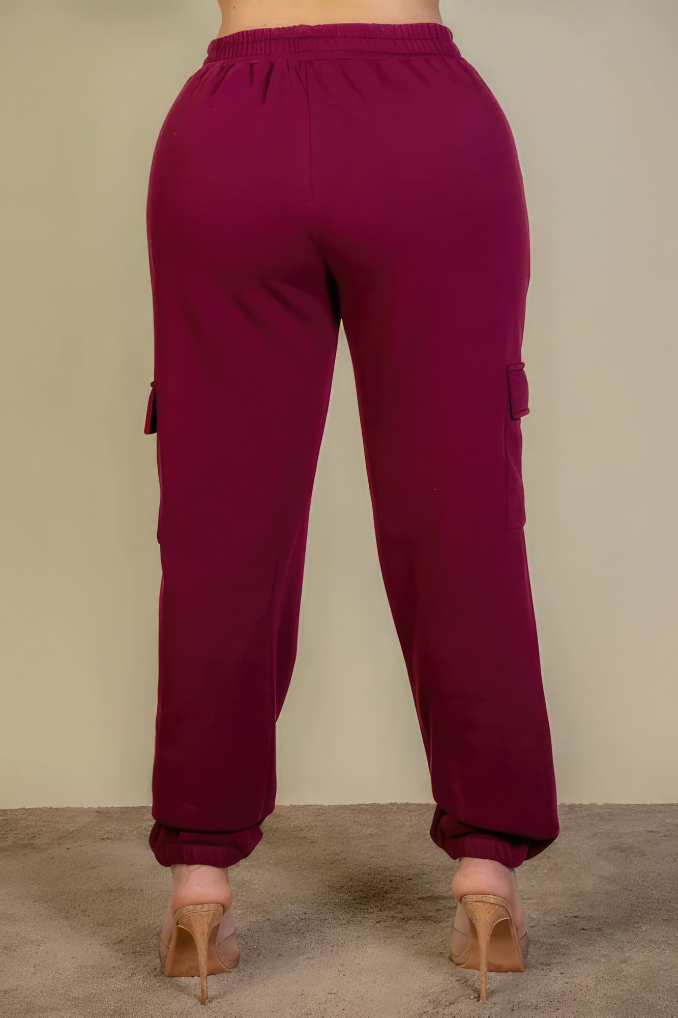 Plus Size Side Pocket Drawstring Waist Sweatpants Look Up Deals