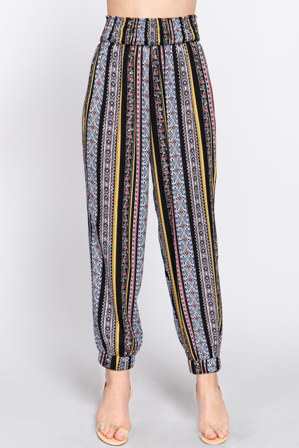 Printed Jogger Pants Look Up Deals