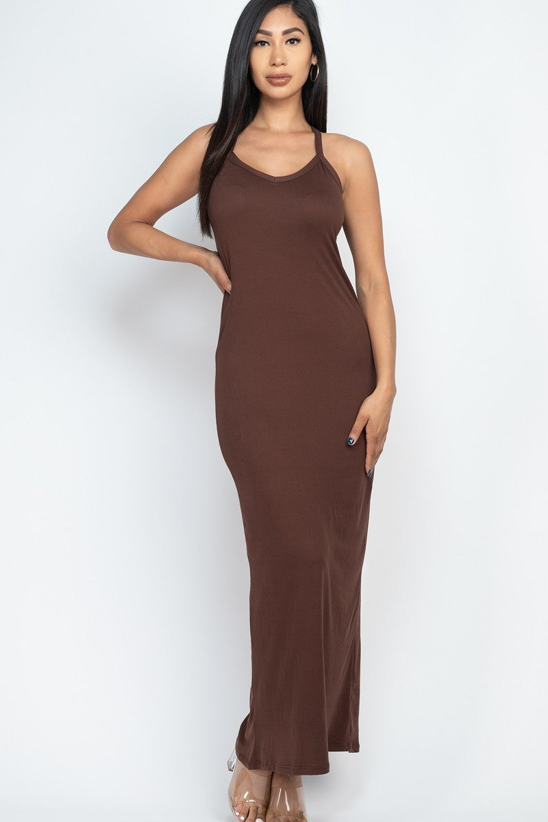 Racer Back Maxi Dress Look Up Deals