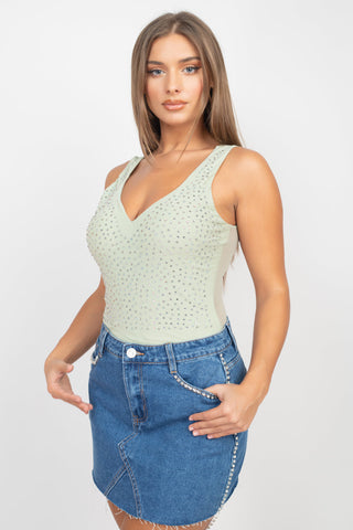 Scoop Neck Mesh Bodysuit Look Up Deals