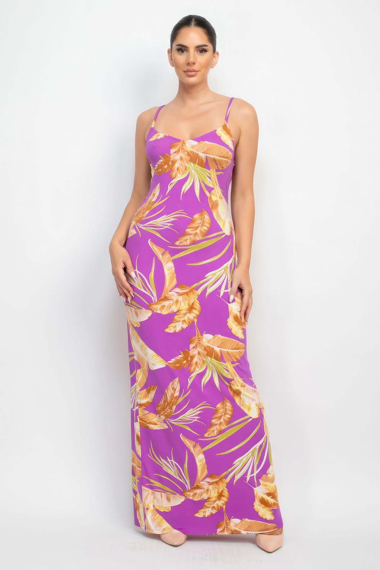 Scoop Tropical Print Maxi Dress Look Up Deals