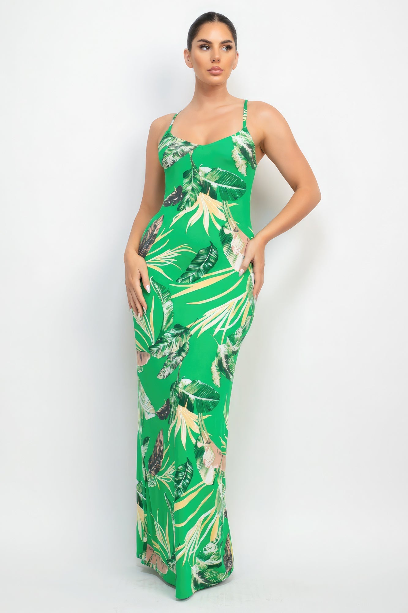 Scoop Tropical Print Maxi Dress Look Up Deals