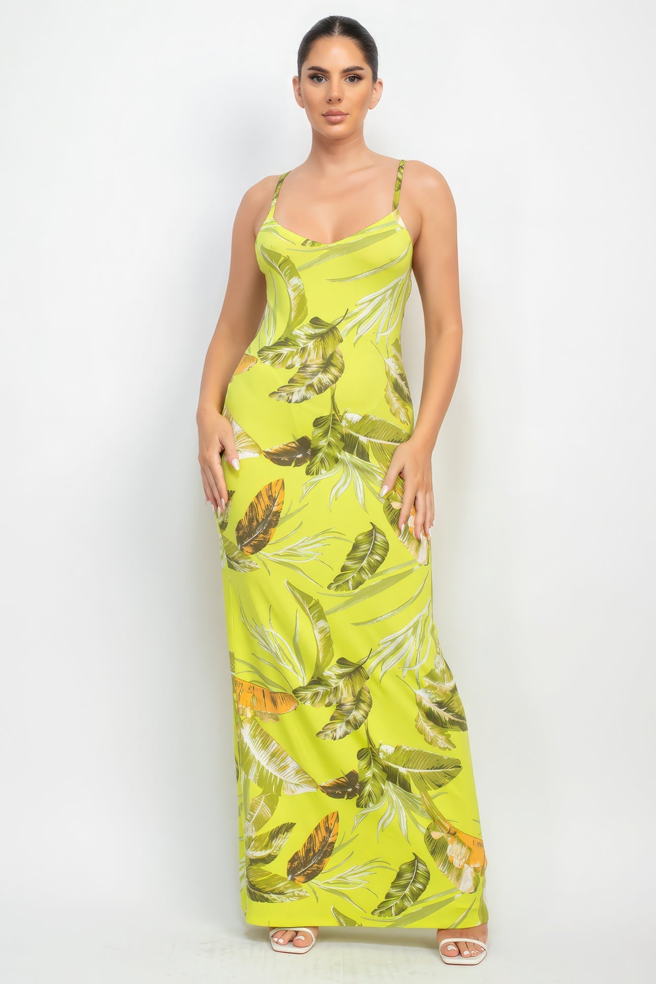 Scoop Tropical Print Maxi Dress Look Up Deals