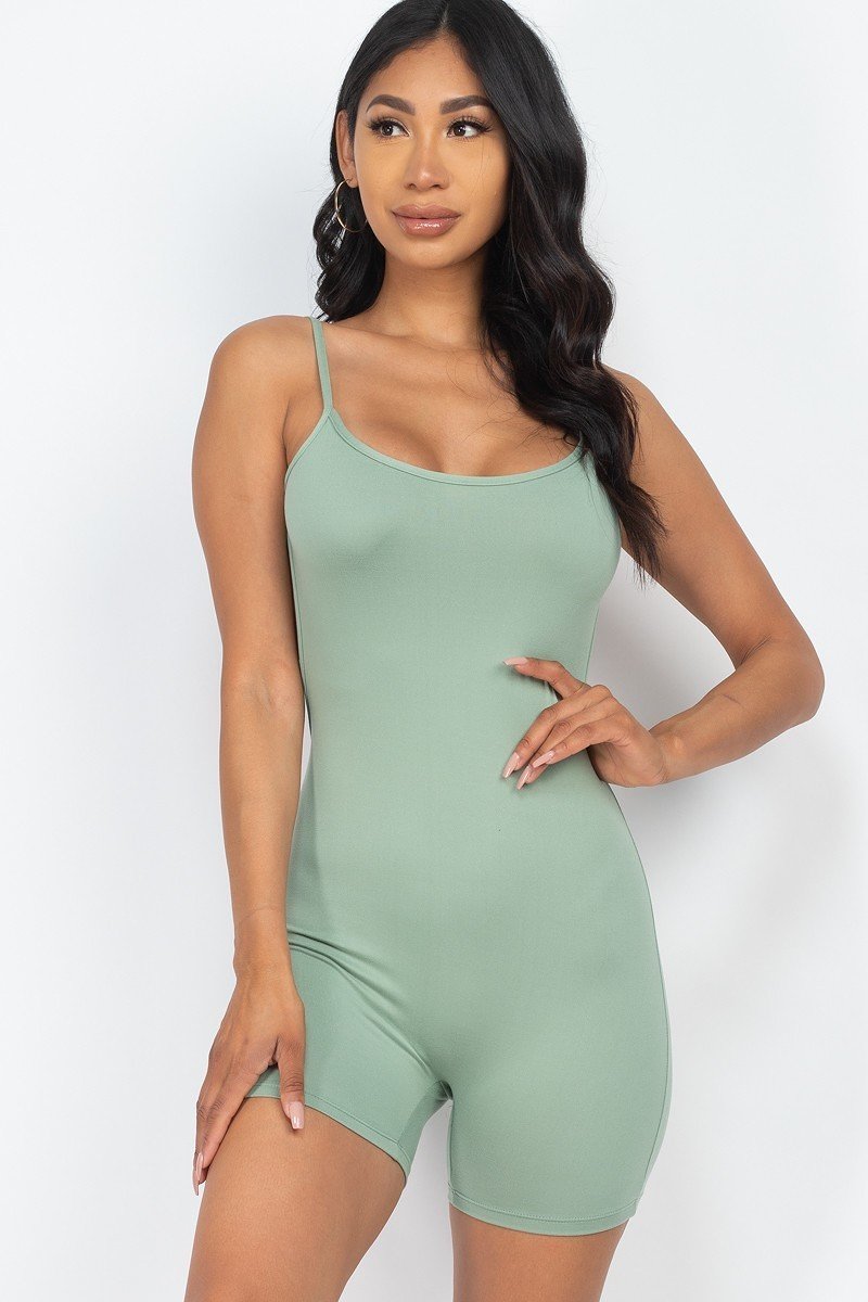 Sexy Backless Cami Romper Look Up Deals