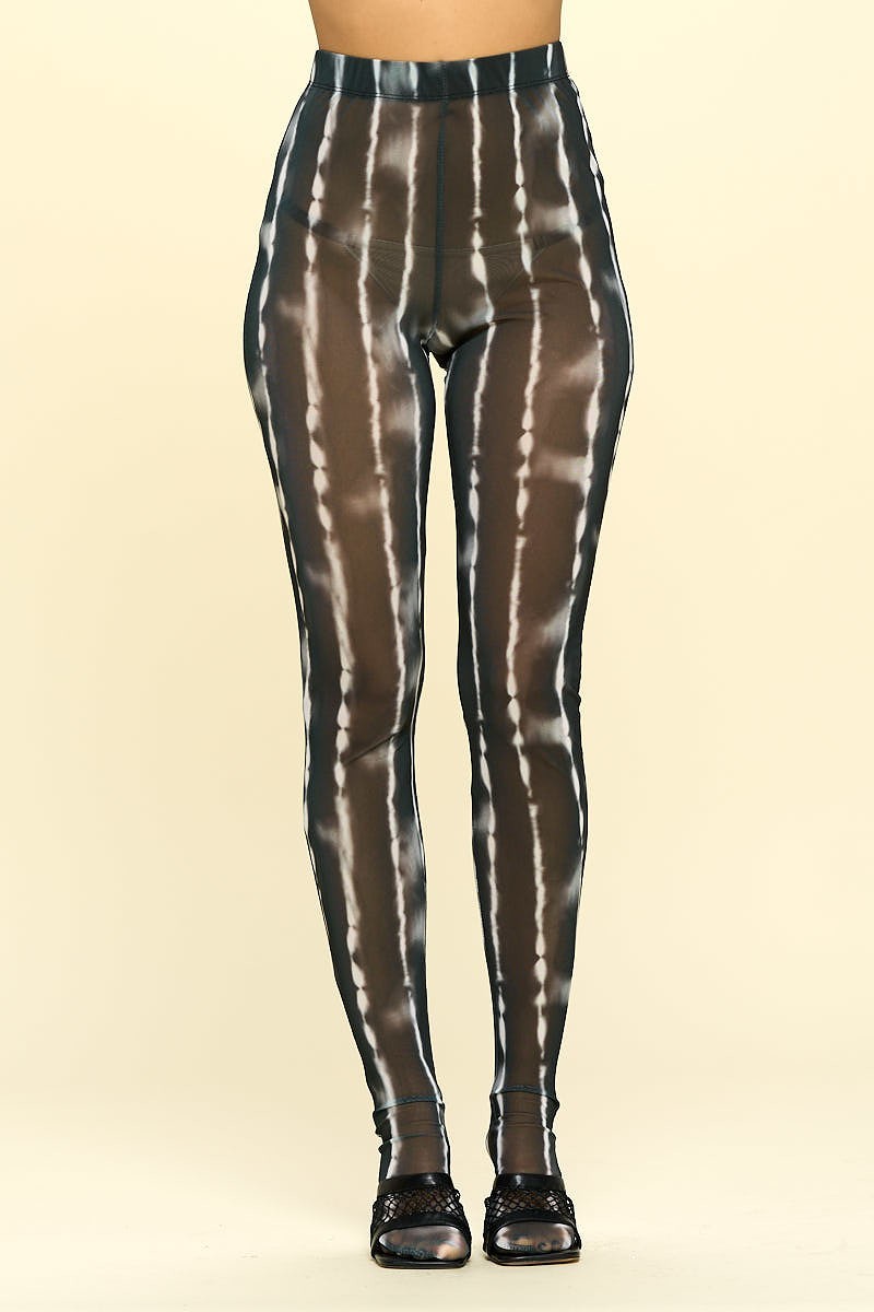 Sheer High Rise Leggings Look Up Deals