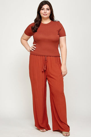 Solid Full Length Wide Leg Palazzo Pants Look Up Deals