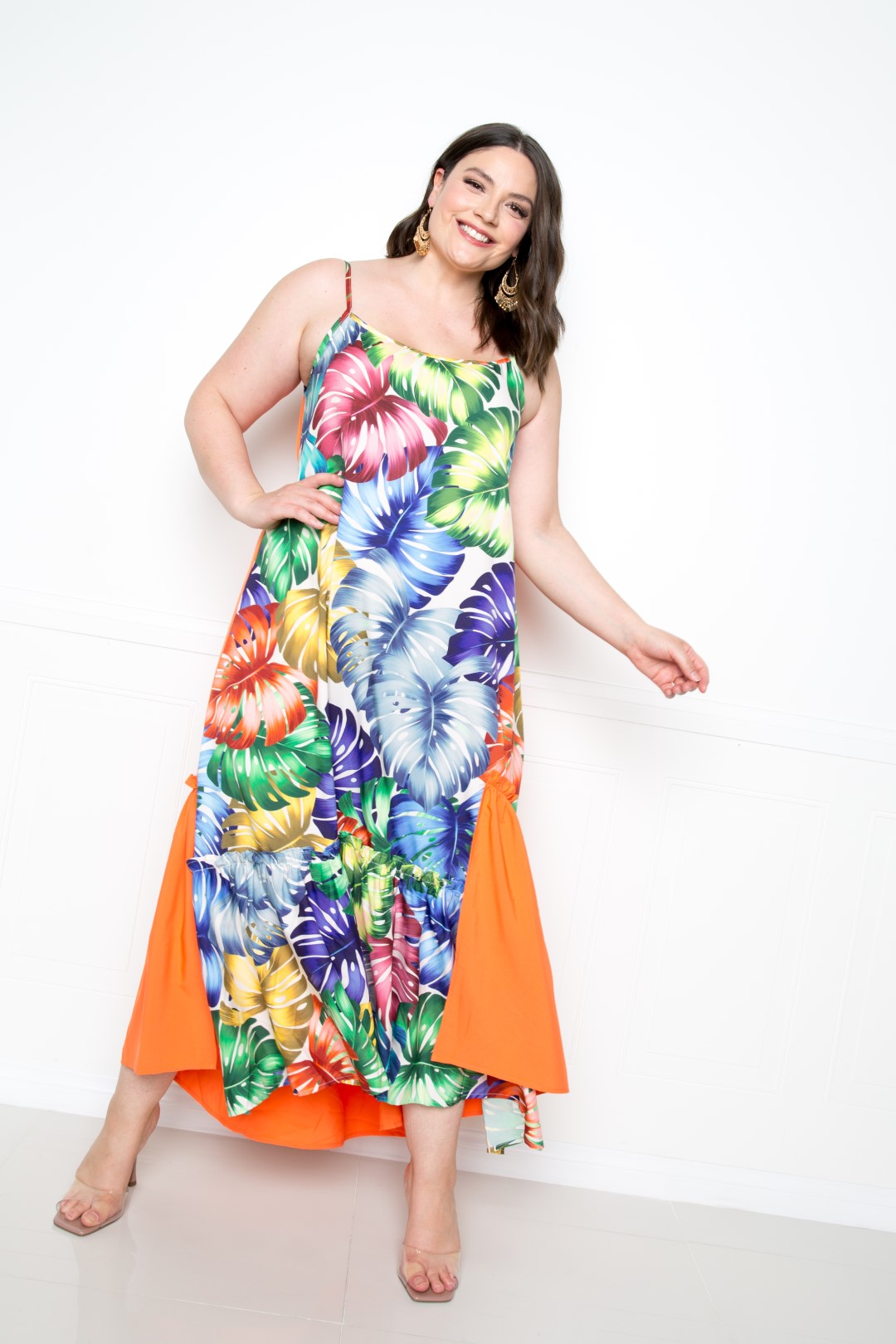 Splice Tropical Dress Look Up Deals