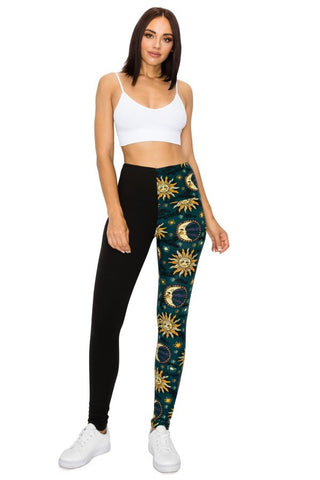 Spliced 5-inch Long Yoga Style Banded Lined Knit Legging With High Waist Look Up Deals