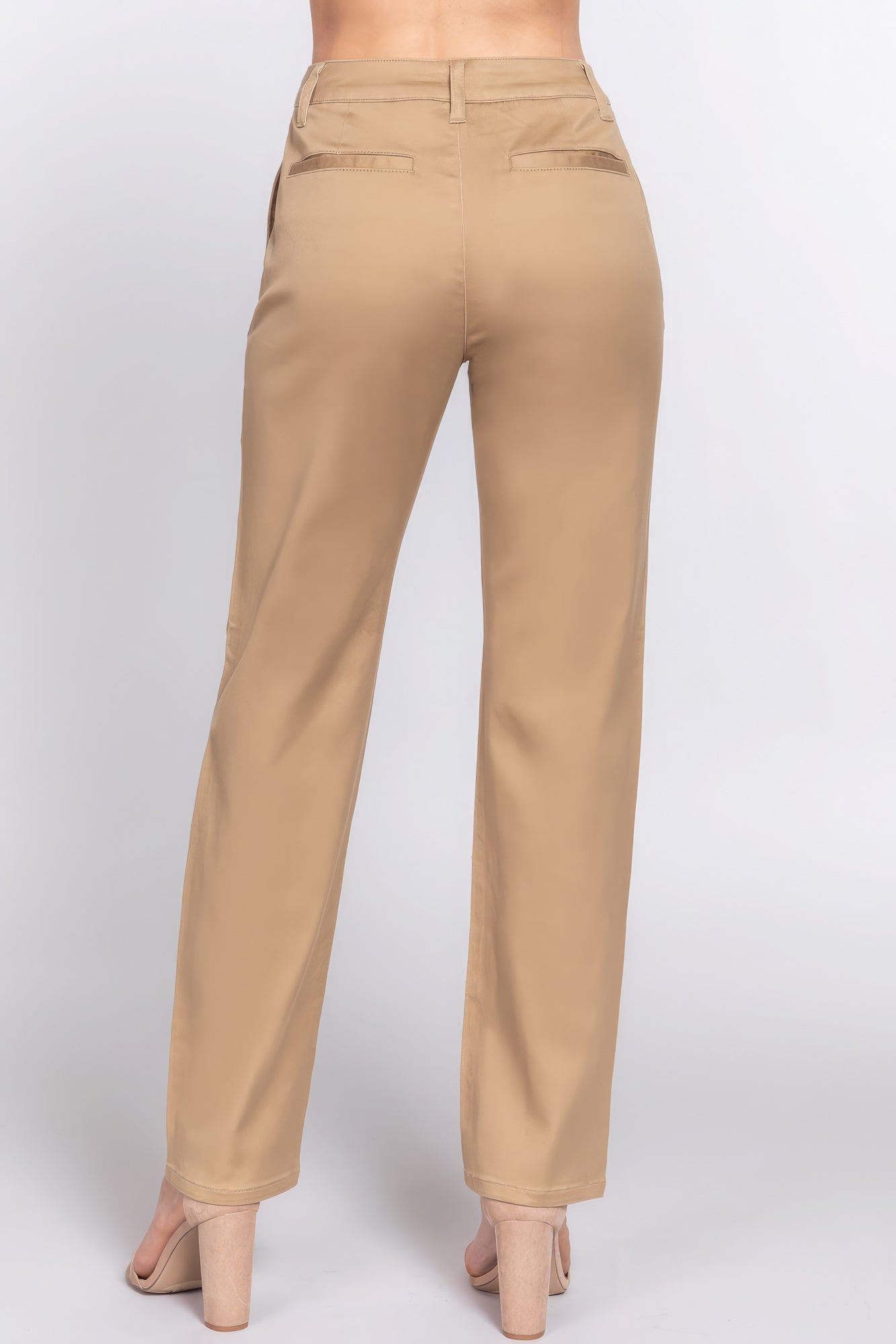 Straight Fit Twill Long Pants Look Up Deals