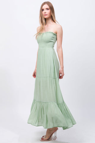 Strapless Maxi Dress Look Up Deals