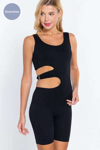 Suave Cut-out Seamless Romper Look Up Deals