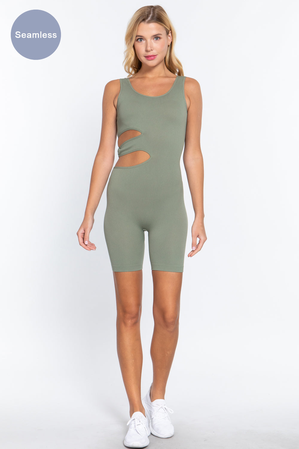 Suave Cut-out Seamless Romper Look Up Deals