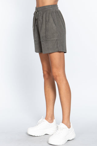 Terry Toweling Shorts Look Up Deals