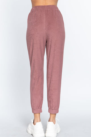 Terry Towelling Long Jogger Pants Look Up Deals