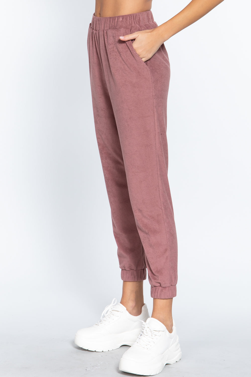 Terry Towelling Long Jogger Pants Look Up Deals