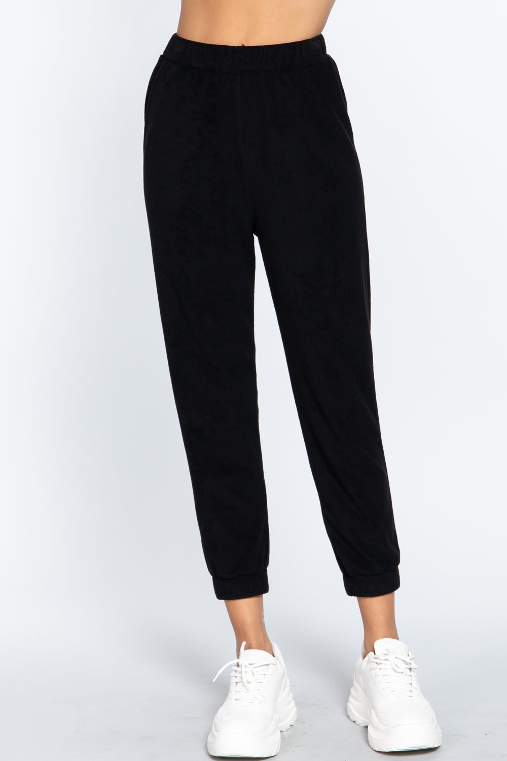 Terry Towelling Long Jogger Pants Look Up Deals