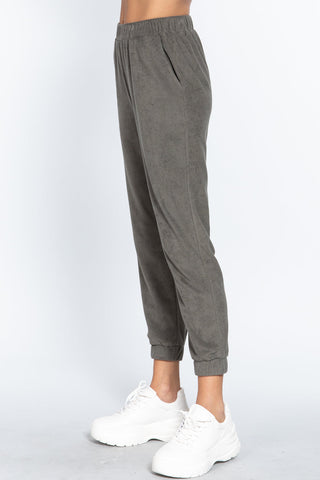 Terry Towelling Long Jogger Pants Look Up Deals