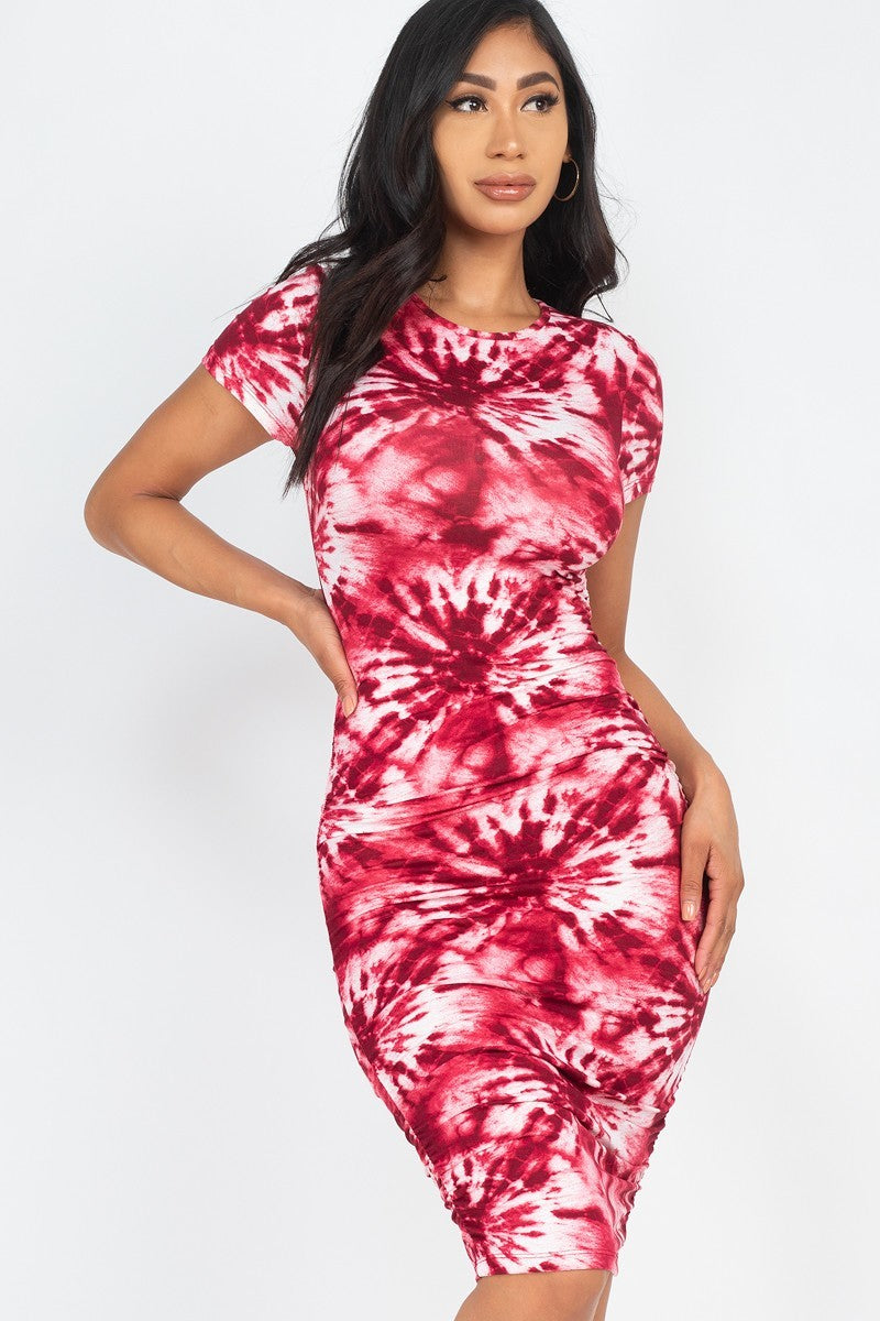 Tie-dye Printed Dress Look Up Deals