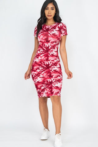 Tie-dye Printed Dress Look Up Deals