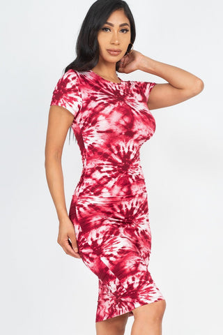 Tie-dye Printed Dress Look Up Deals