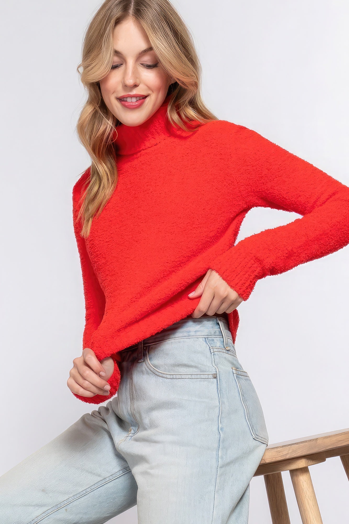 Turtleneck Sweater Top Look Up Deals