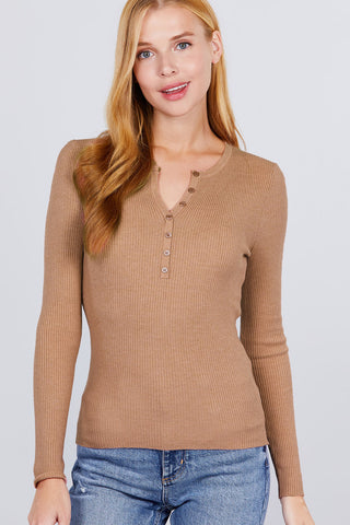 Viscose Henley Sweater Look Up Deals