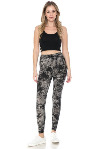 Yoga Style Banded Lined Multi Printed Knit Legging With High Waist Look Up Deals